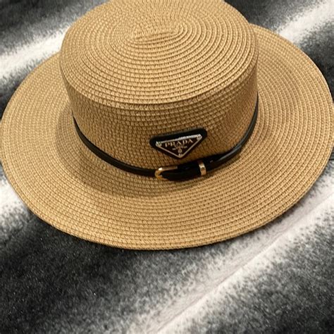 womens prada beanie|prada straw hat.